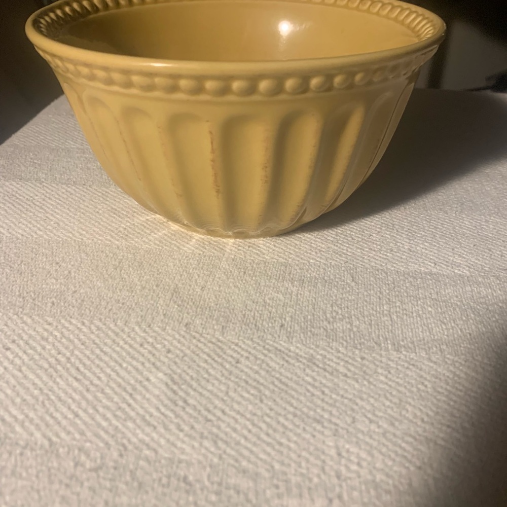 Homestead Soup/Cereal Bowl by At Home America Mustard Yellow